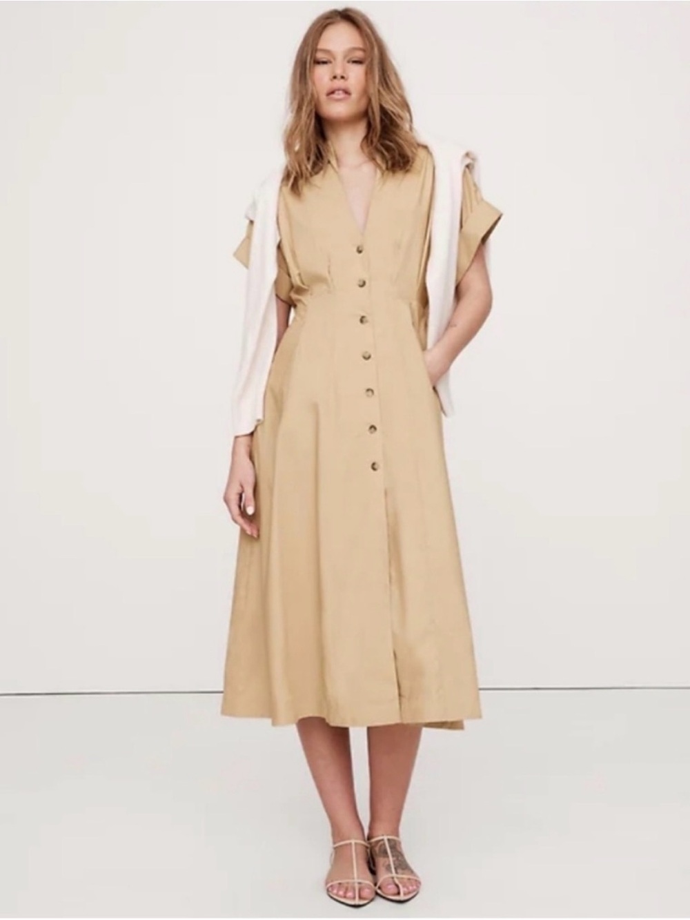 Banana Republic Button Down Shirt Dress